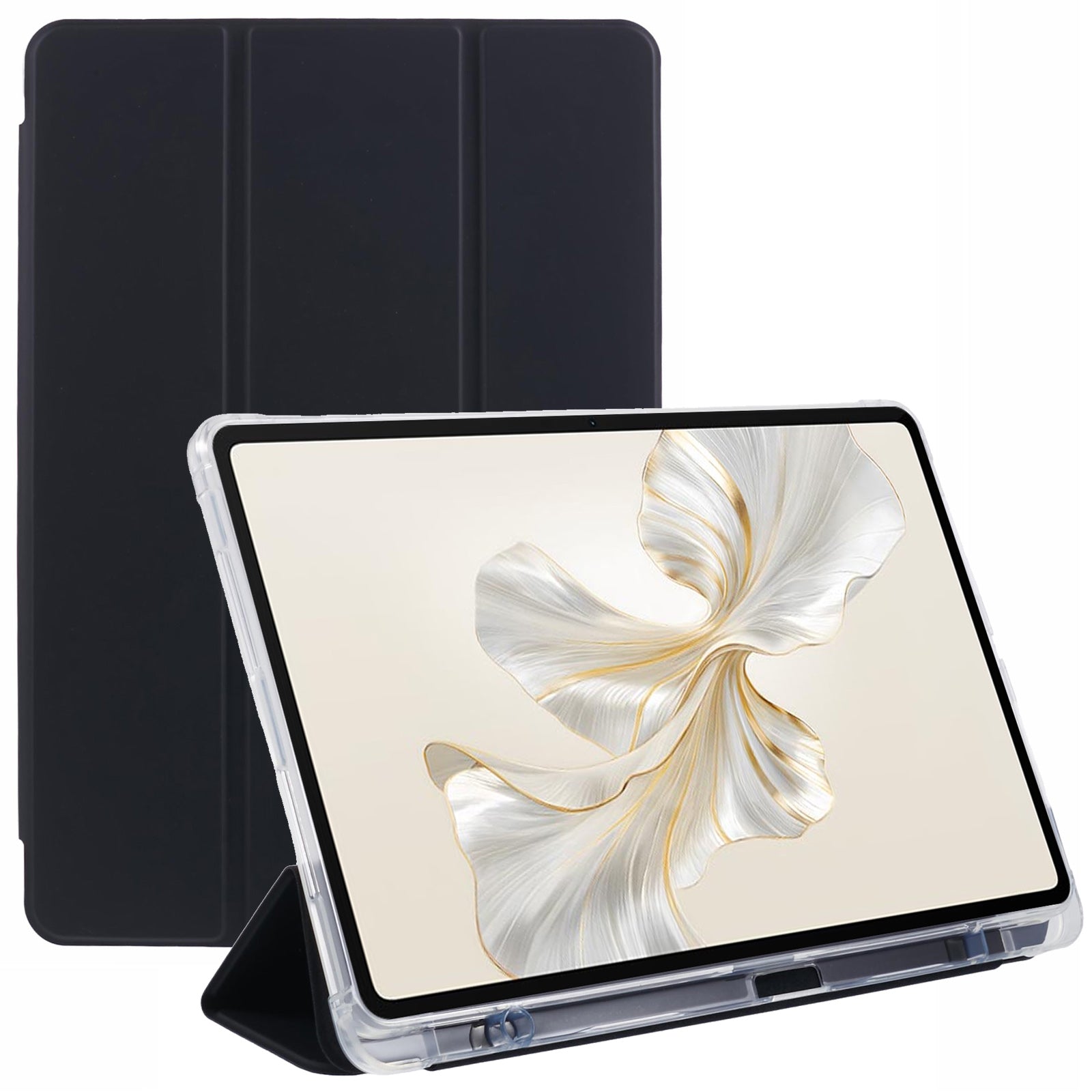For Honor Pad 9 Case Tri-fold Stand Leather Tablet Cover with Pen Slot For Honor Pad 9 Case Tri-fold Stand Leather Tablet Cover with Pen Slot